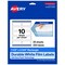 Avery Durable Waterproof Rectangle Labels with Sure Feed, 1.5" x 3.75"
